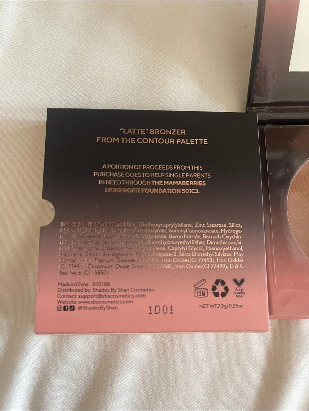 NEW Shades by Shan Cream Bronzer — LATTE Bronzer